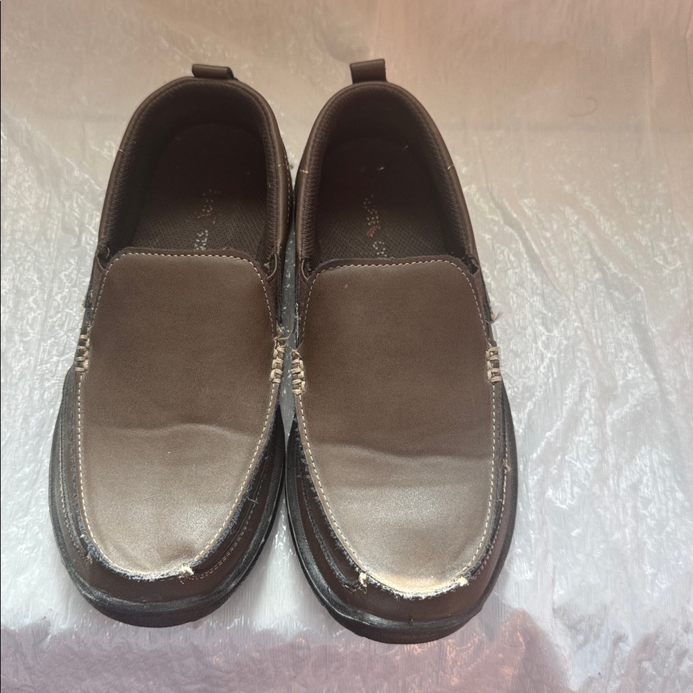 Classic Brown Slip-On Loafers